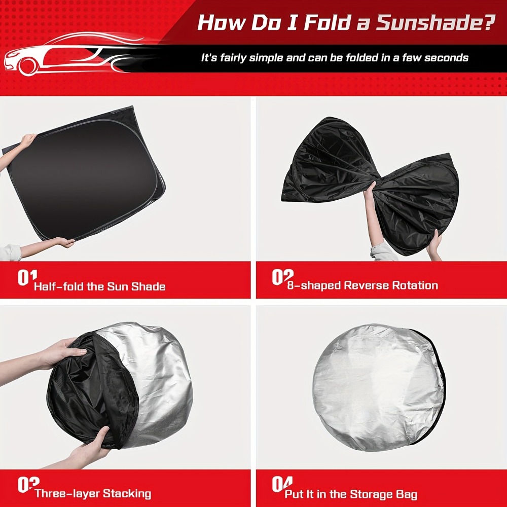 Car Windshield Sunshade Car Fr - Car Sunshade Windshield Umbrella Foldable 评论和价格