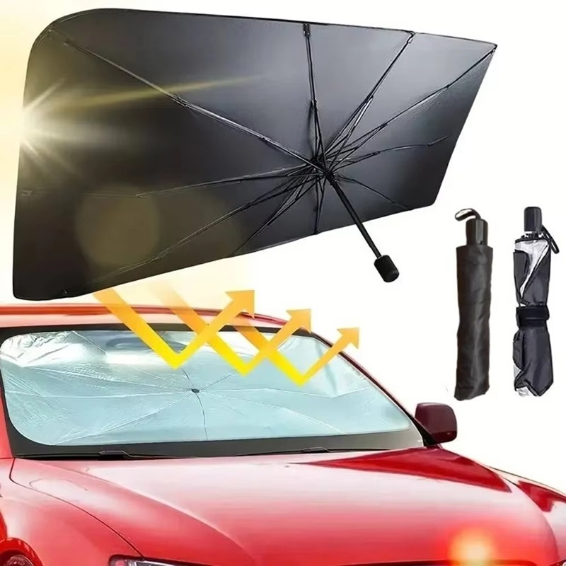 Multi Purpose Convenient Folda - Car Sunshade Windshield Umbrella Foldable 评论和价格
