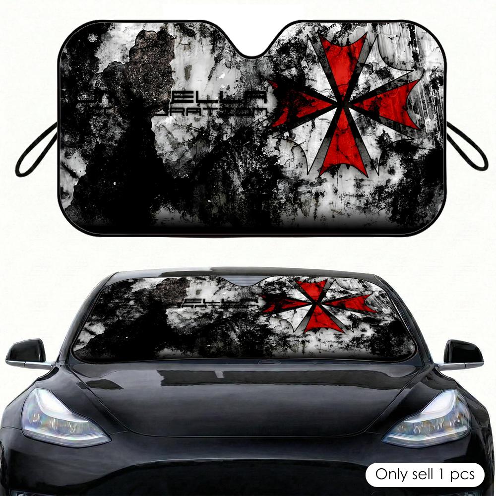 Horror Movie Umbrella Sun Viso - Car Sunshade Windshield Umbrella Foldable 评论和价格
