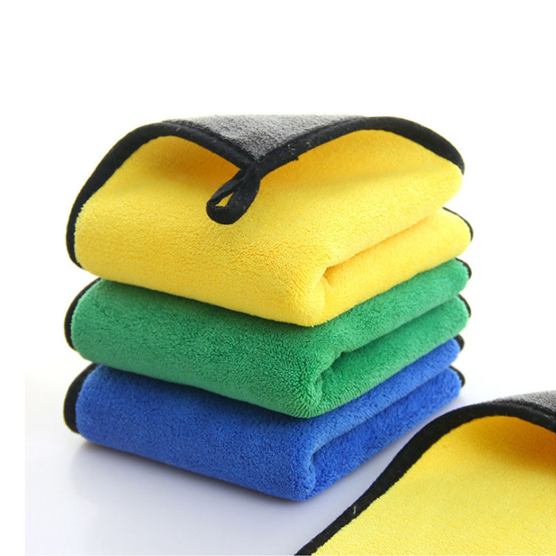 Microfiber Cleaning Towel Supe - Microfiber Car Drying Towel Super Absorbent 评论和价格