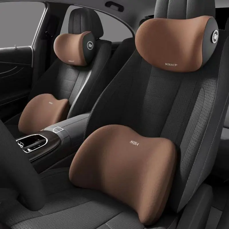 Ergonomic memory foam car seat - Memory Foam Car Neck Pillow Lumbar Support 评论和价格