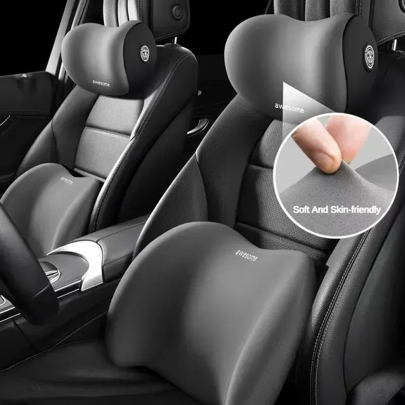 Ergonomic memory foam car seat - Memory Foam Car Neck Pillow Lumbar Support 评论和价格