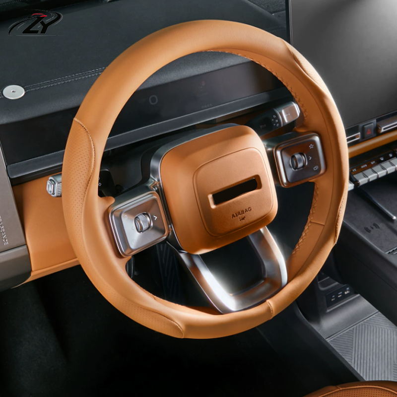 For Chery ICAR V27 ICAUR V27 2 - Car Steering Wheel Cover Anti Slip Breathable 评论和价格
