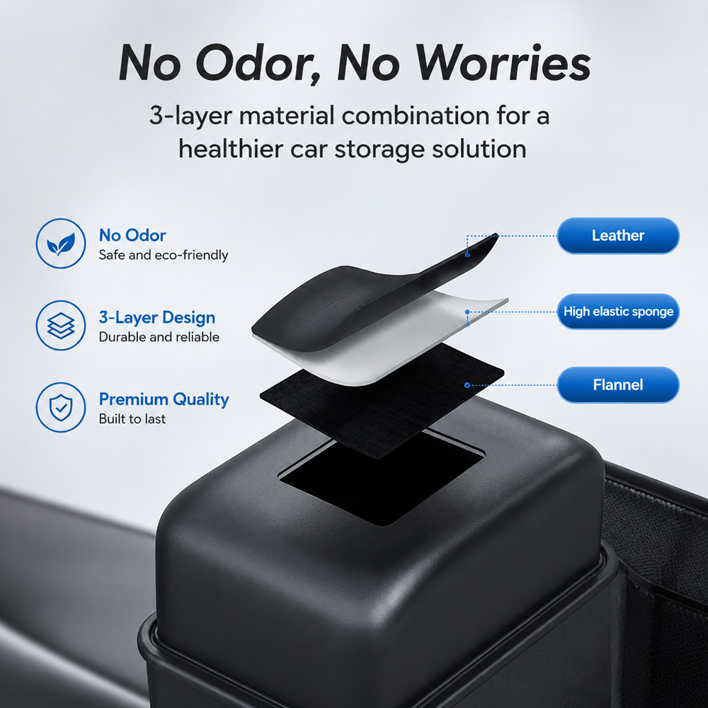 1Pc Kcimo Hanging PU Leather C - Car Trunk Organizer Foldable Storage Box 评论和价格